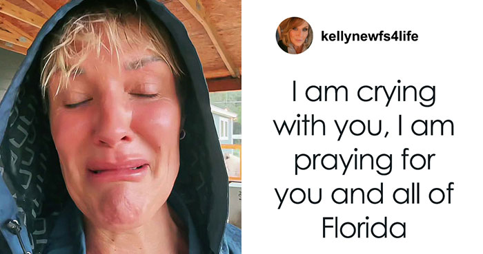 Viral Couple Who Didn’t Evacuate Amid Hurricane Milton Brings Donkey Into Their Home