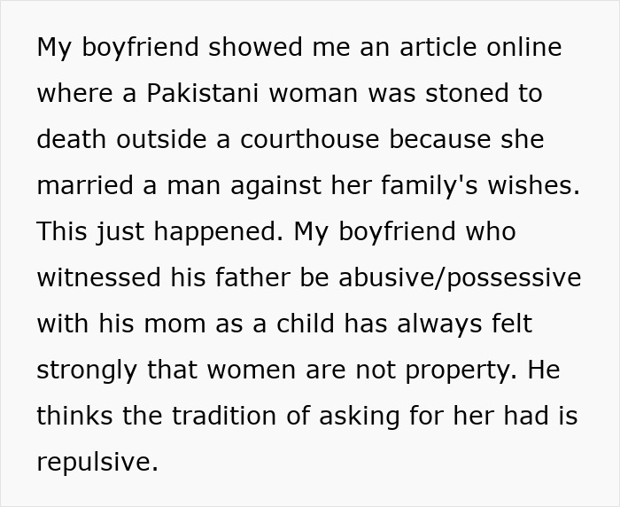 Old-School Parents Skip Daughter's Wedding Over Silly Tradition, She Bans Them From Seeing Her Child Old-School Parents Skip Daughter's Wedding Over Silly Tradition, She Bans Them From Seeing Her Child