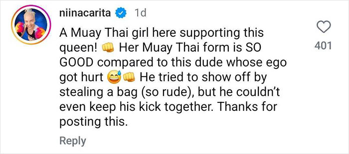 "Male Privilege": Man Interrupts Woman At The Gym To Use Punching Bag Himself, Sparks Outrage "Male Privilege": Man Interrupts Woman At The Gym To Use Punching Bag Himself, Sparks Outrage