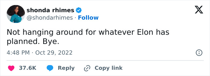 "Shoutout To All Of These Celebs": People Praise Stars For Leaving Elon Musk’s X, Here's Who Left "Shoutout To All Of These Celebs": People Praise Stars For Leaving Elon Musk’s X, Here's Who Left