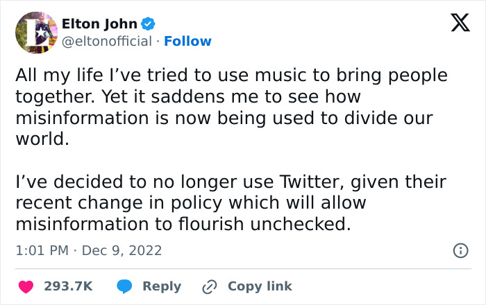 "Shoutout To All Of These Celebs": People Praise Stars For Leaving Elon Musk’s X, Here's Who Left "Shoutout To All Of These Celebs": People Praise Stars For Leaving Elon Musk’s X, Here's Who Left