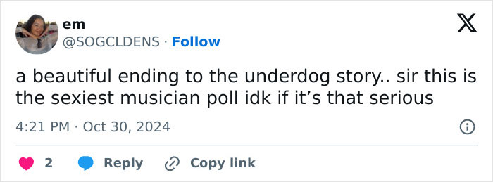 Harry Styles Crowned People’s “Sexiest Musician Alive”, Runner-Up Slammed Over “Sore Loser” Rant Harry Styles Crowned People’s “Sexiest Musician Alive”, Runner-Up Slammed Over “Sore Loser” Rant