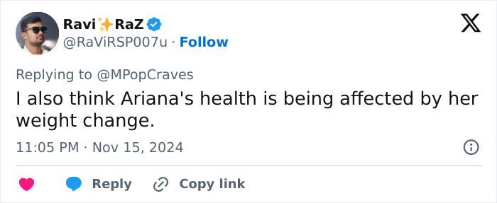 Ariana Grande Sparks New Health Concerns After Appearance At London Premiere Of ‘Wicked’ Ariana Grande Sparks New Health Concerns After Appearance At London Premiere Of ‘Wicked’
