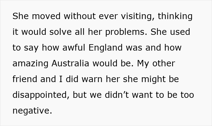 Impulsive 29YO Doesn’t Understand Reality, Moves To Australia With No Plan, Job, Or House Impulsive 29YO Doesn’t Understand Reality, Moves To Australia With No Plan, Job, Or House