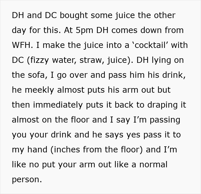 Wife’s Had It Up To Here With Childish Hubby Treating Her Like A Servant, Ruining Fam Celebrations Wife’s Had It Up To Here With Childish Hubby Treating Her Like A Servant, Ruining Fam Celebrations
