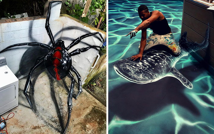 Artist Creates 3D Murals That Practically Jump Off The Wall (20 Pics)