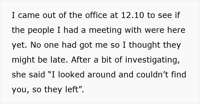 Boss Organizes Important Meeting For Over 5 Months, Is Livid When Colleague Sabotages It Boss Organizes Important Meeting For Over 5 Months, Is Livid When Colleague Sabotages It