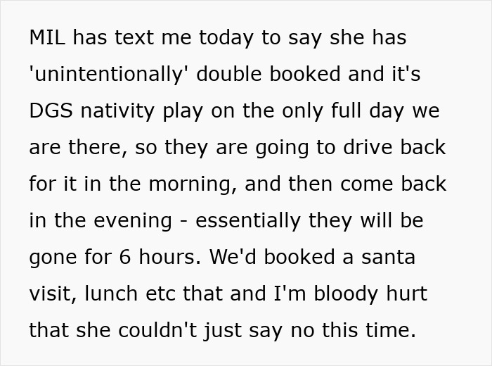 DIL Reaches Her Limit As MIL “Accidentally” Books Another Event On Her Planned Family Vacation DIL Reaches Her Limit As MIL “Accidentally” Books Another Event On Her Planned Family Vacation