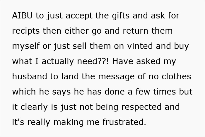 Lady Looks Gift Horse In The Mouth After MIL Gifts Grandchild Clothes, Not Toys, Netizens Slam Her Lady Looks Gift Horse In The Mouth After MIL Gifts Grandchild Clothes, Not Toys, Netizens Slam Her