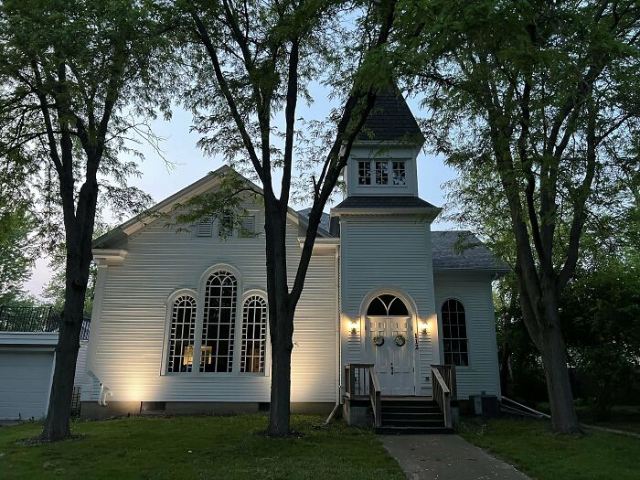 This Is My House; A Converted Church Originally Built In 1866. Still A Lot Of Work To Do, But It Is Starting To Come Together!