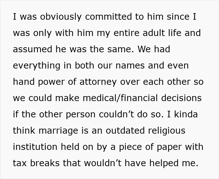 Text describing a woman's viewpoint on commitment and long relationships. Text describing a woman's viewpoint on commitment and long relationships.