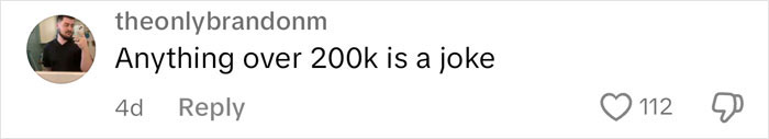 Comment reading "Anything over 200k is a joke" related to a $1,600,000 home’s condition. Comment reading "Anything over 200k is a joke" related to a $1,600,000 home’s condition.