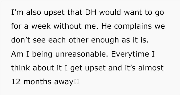 In-Laws Are Excluding Woman From Family Vacation, Don’t See How It’s Unfair In-Laws Are Excluding Woman From Family Vacation, Don’t See How It’s Unfair