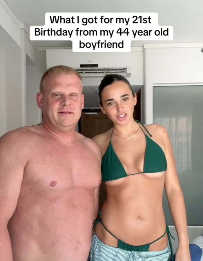 "Beyond Desperate": 21YO Woman Roasted For Age Gap With 44YO Boyfriend After Their TikTok Goes Viral "Beyond Desperate": 21YO Woman Roasted For Age Gap With 44YO Boyfriend After Their TikTok Goes Viral