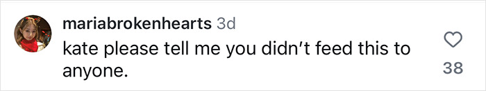 Instagram comment showing disbelief about cooking a turkey in a toilet. Instagram comment showing disbelief about cooking a turkey in a toilet.