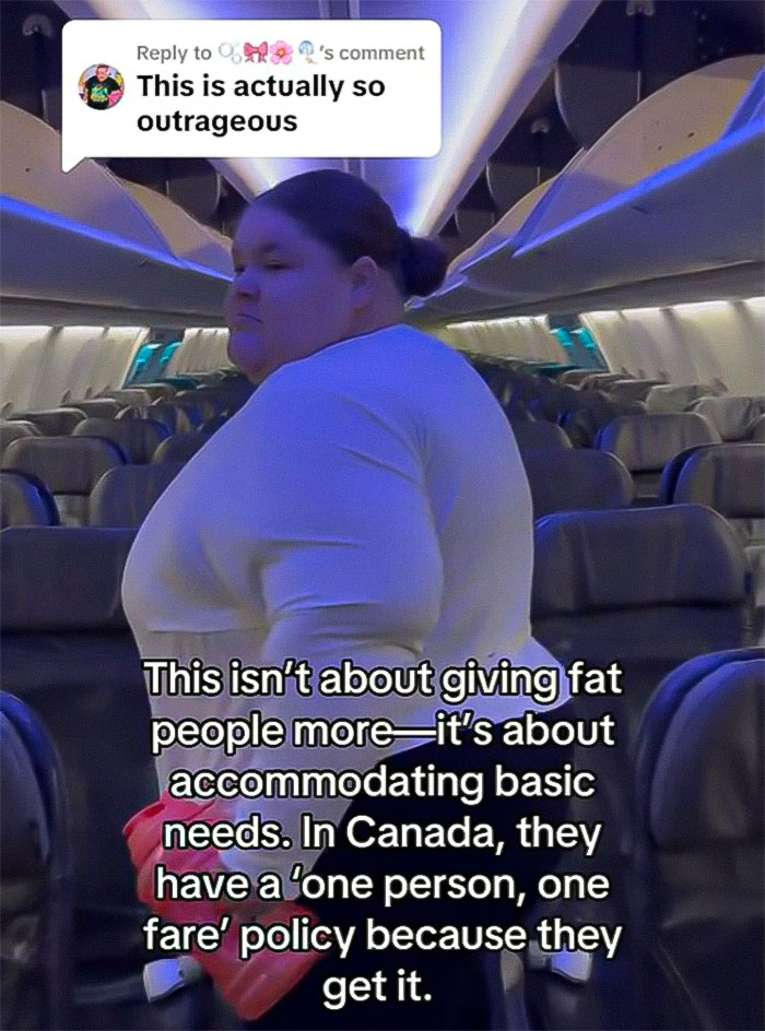 “Nothing In Life Is Free”: Plus-Size Traveler Slammed For Demanding Free Extra Plane Seats “Nothing In Life Is Free”: Plus-Size Traveler Slammed For Demanding Free Extra Plane Seats