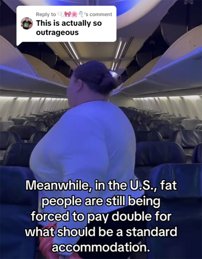 “Nothing In Life Is Free”: Plus-Size Traveler Slammed For Demanding Free Extra Plane Seats “Nothing In Life Is Free”: Plus-Size Traveler Slammed For Demanding Free Extra Plane Seats