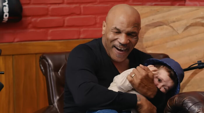 Mike Tyson Admits Thinking 22YO Hasbulla Was An Actual Baby While Cradling Him In Viral Video Mike Tyson Admits Thinking 22YO Hasbulla Was An Actual Baby While Cradling Him In Viral Video