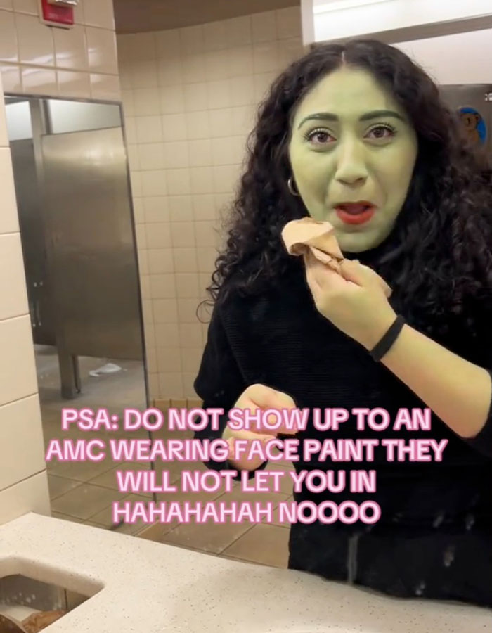 'Wicked' Fans Upset Over Movie Theater's "Dumb Rule" Prior To Entering Screening 'Wicked' Fans Upset Over Movie Theater's "Dumb Rule" Prior To Entering Screening