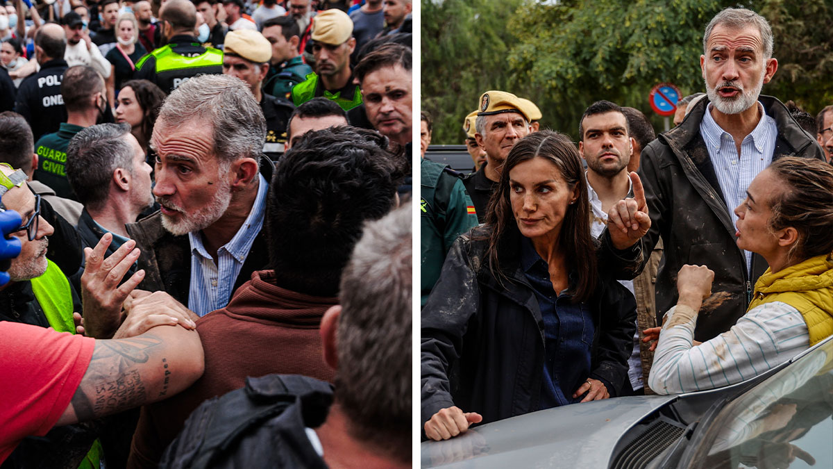 Angry Crowd Throws Mud At Spain’s King Felipe And Queen Letizia Over Number Of Flood Victims