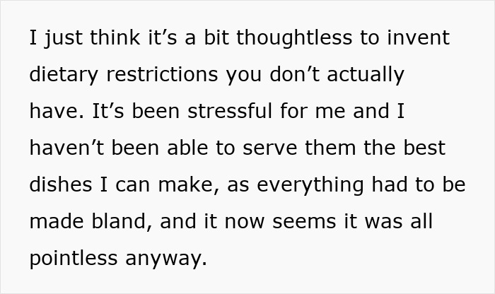 DIL Wastes 2 Weeks Slogging Over Cooking Based On MIL's Diet, MIL Actually Faked It All DIL Wastes 2 Weeks Slogging Over Cooking Based On MIL's Diet, MIL Actually Faked It All