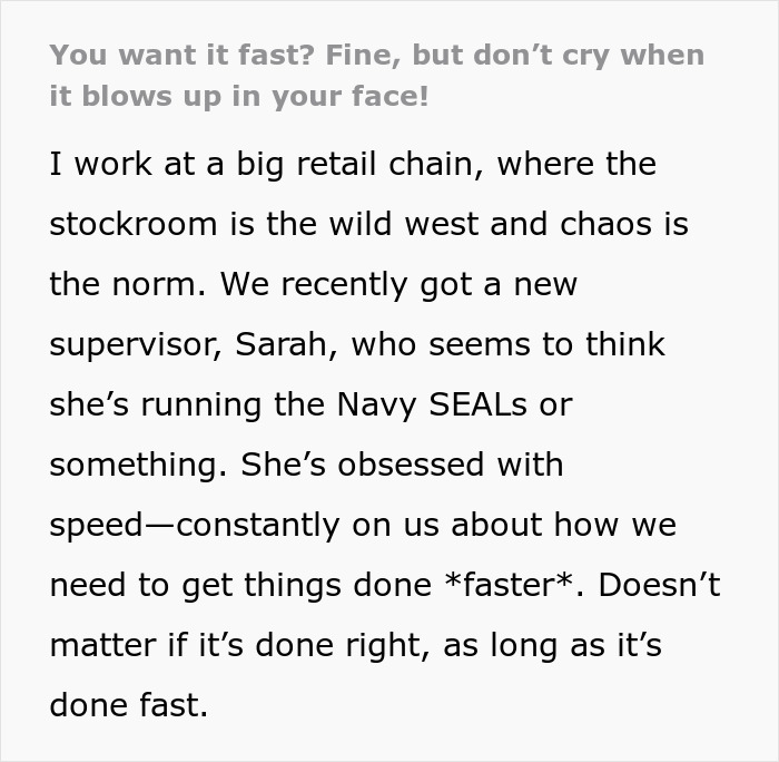 “Some Tasks Shouldn’t Be Rushed”: Employee Embarrasses Boss By Doing Exactly What She Asked For “Some Tasks Shouldn’t Be Rushed”: Employee Embarrasses Boss By Doing Exactly What She Asked For