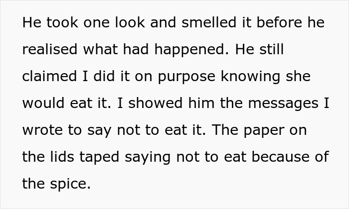Text conversation about setting a trap for a food-thieving roommate with warning messages. Text conversation about setting a trap for a food-thieving roommate with warning messages.