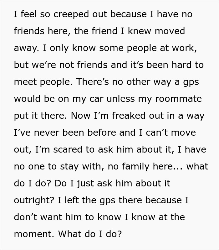 Woman Immediately Moves Out From Her Apartment When Mechanic Finds A GPS Tracker Under Her Car Woman Immediately Moves Out From Her Apartment When Mechanic Finds A GPS Tracker Under Her Car