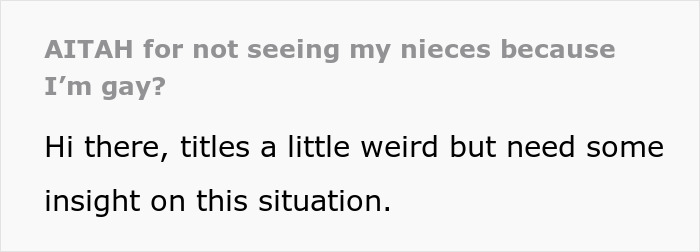 Gay Man’s BIL Poisons His Kids’ Minds That Their Uncle Is Going To Hell, Wife Is Stunned Gay Man’s BIL Poisons His Kids’ Minds That Their Uncle Is Going To Hell, Wife Is Stunned