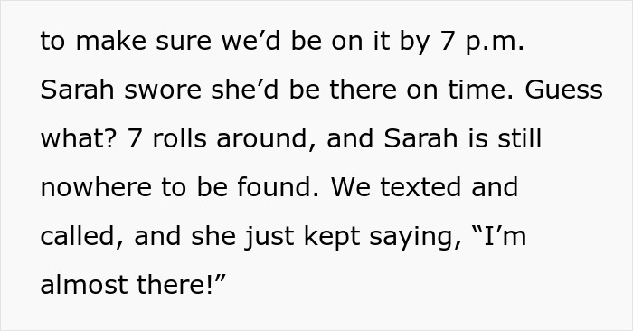 Group Leaves Friend After She’s Late Yet Again, Sparks Major Friendship Fallout Group Leaves Friend After She’s Late Yet Again, Sparks Major Friendship Fallout