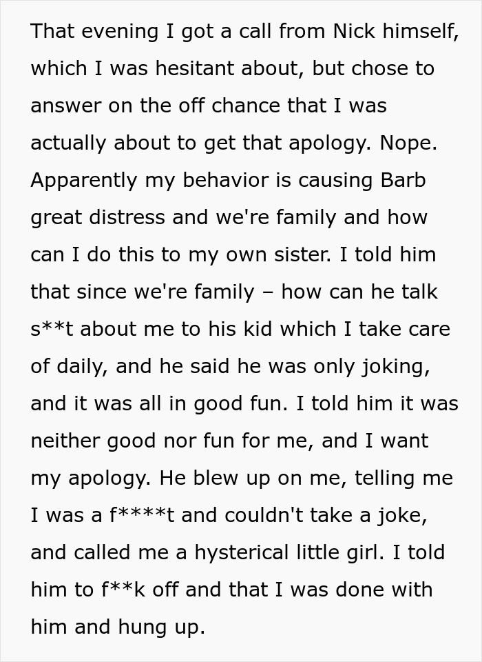 Man Always Babysits His Niece, But Refuses To Do So After She Calls Him A Slur Learned From Her Dad Man Always Babysits His Niece, But Refuses To Do So After She Calls Him A Slur Learned From Her Dad