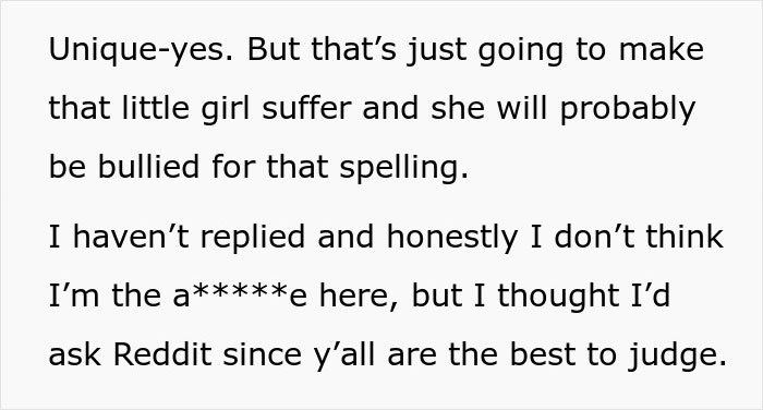 “I Thought The Spelling Was A Joke”: Parents Angry After Friend Gets Honest About Their Baby’s Name “I Thought The Spelling Was A Joke”: Parents Angry After Friend Gets Honest About Their Baby’s Name