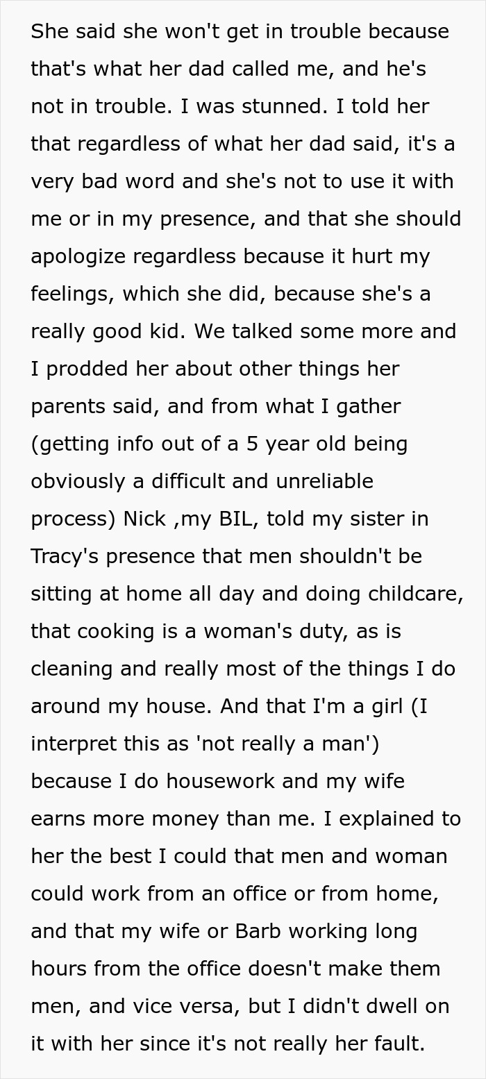 Man Always Babysits His Niece, But Refuses To Do So After She Calls Him A Slur Learned From Her Dad Man Always Babysits His Niece, But Refuses To Do So After She Calls Him A Slur Learned From Her Dad