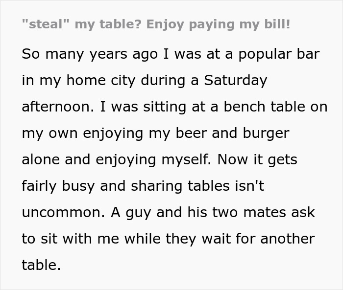 “7 Drinks, 3 Starters, And An Extra Main”: Guy Feasts As Table Thieves Unknowingly Pay His Bill “7 Drinks, 3 Starters, And An Extra Main”: Guy Feasts As Table Thieves Unknowingly Pay His Bill