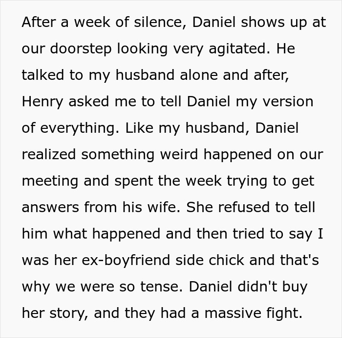 Text conversation reveals a situation involving cheating and a confrontation about a mistress's past. Text conversation reveals a situation involving cheating and a confrontation about a mistress's past.