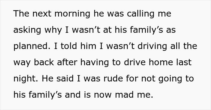 Text exchange about a woman leaving due to boyfriend's bed, resulting in a disagreement. Text exchange about a woman leaving due to boyfriend's bed, resulting in a disagreement.