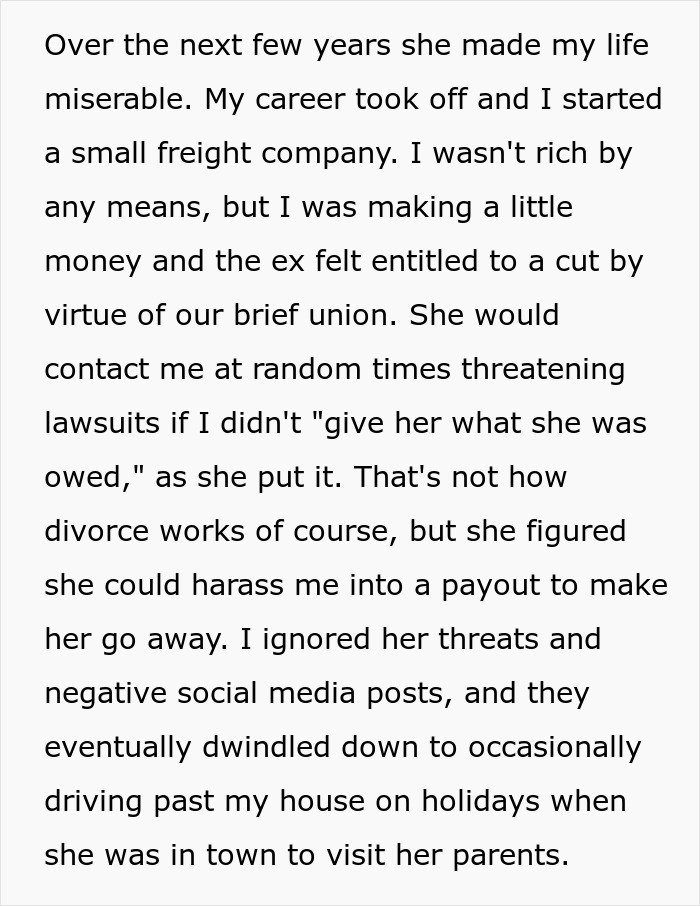 A Man’s Ex-Wife Would Not Leave Him Alone, So He Decided To Get Revenge In A Hilarious Way A Man’s Ex-Wife Would Not Leave Him Alone, So He Decided To Get Revenge In A Hilarious Way