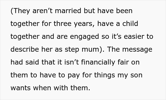 Stepmom Asks To Be Paid $100 A Night For When Fiancé's Son Is At Theirs, Gets A Reality Check Stepmom Asks To Be Paid $100 A Night For When Fiancé's Son Is At Theirs, Gets A Reality Check