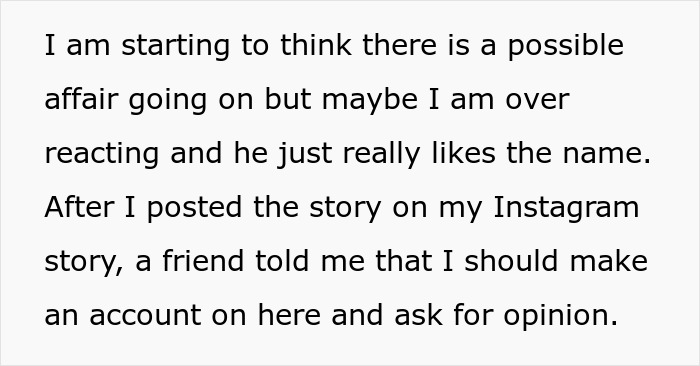 Woman Plans To Divorce Husband For Changing Their Son’s Name Behind Her Back Woman Plans To Divorce Husband For Changing Their Son’s Name Behind Her Back