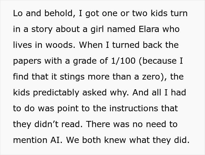 “We Both Knew What They Did”: Students Deny Using AI, Teacher Finds A Clever Way To Expose Them “We Both Knew What They Did”: Students Deny Using AI, Teacher Finds A Clever Way To Expose Them