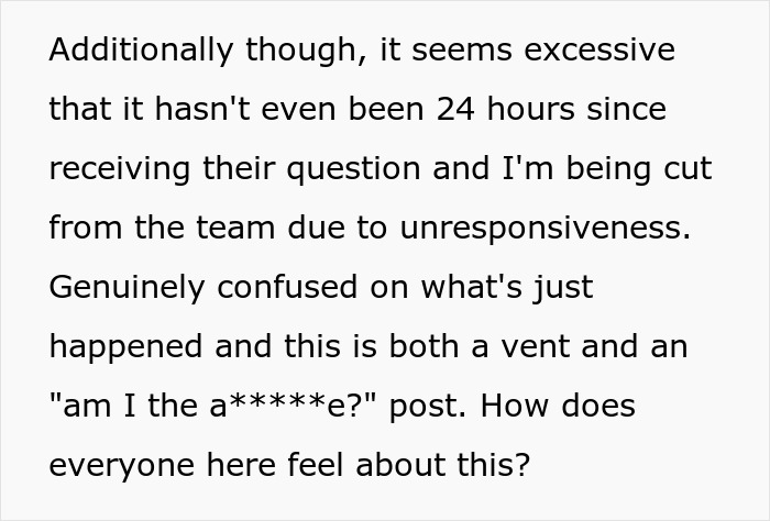 Text screenshot about getting fired before starting a job, expressing confusion and seeking opinions on the situation. Text screenshot about getting fired before starting a job, expressing confusion and seeking opinions on the situation.
