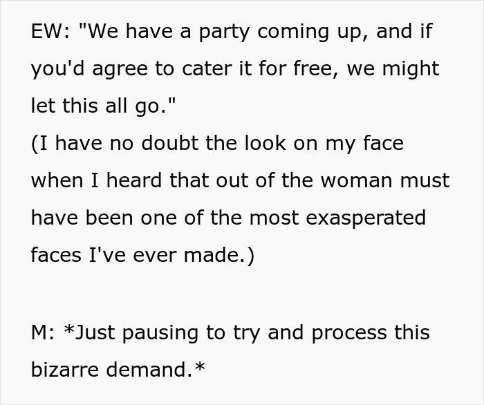 Entitled Couple’s Plan To Scam Catering Company Goes Horribly Wrong Entitled Couple’s Plan To Scam Catering Company Goes Horribly Wrong