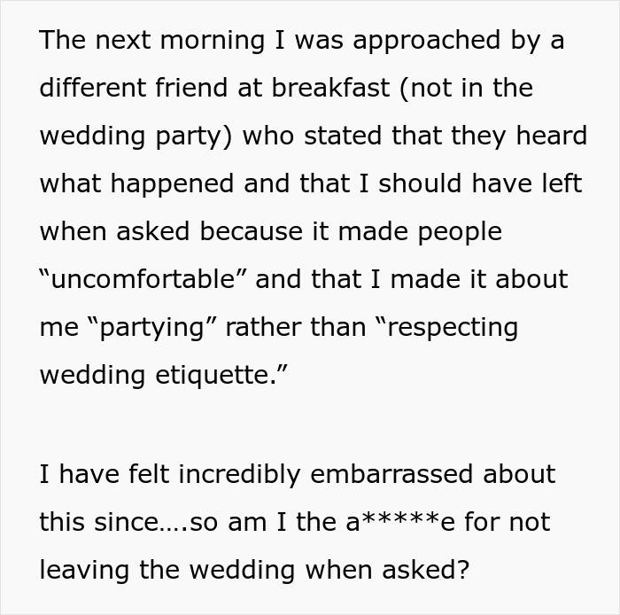“Incredibly Embarrassed”: Woman’s Dress Changes Color At The Wedding, Is Told To Get Out “Incredibly Embarrassed”: Woman’s Dress Changes Color At The Wedding, Is Told To Get Out