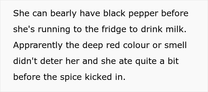 Text about a food-thieving roommate falling into a spicy trap, describing her rushing to drink milk after eating spicy food. Text about a food-thieving roommate falling into a spicy trap, describing her rushing to drink milk after eating spicy food.