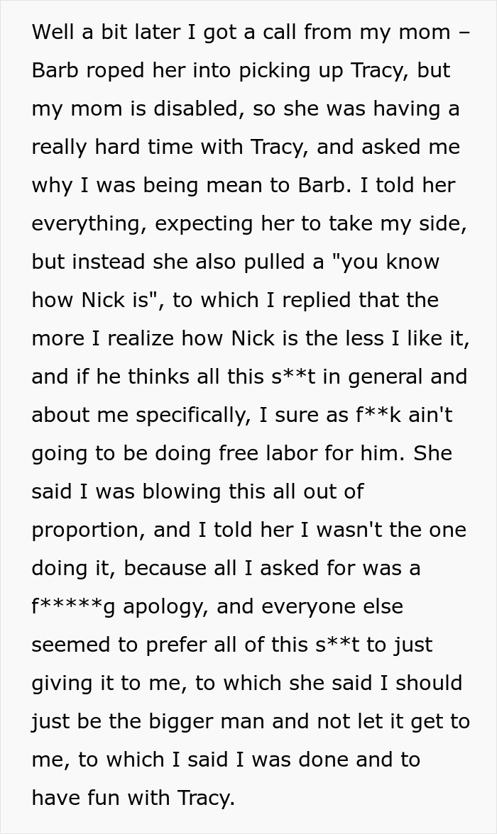 Man Always Babysits His Niece, But Refuses To Do So After She Calls Him A Slur Learned From Her Dad Man Always Babysits His Niece, But Refuses To Do So After She Calls Him A Slur Learned From Her Dad