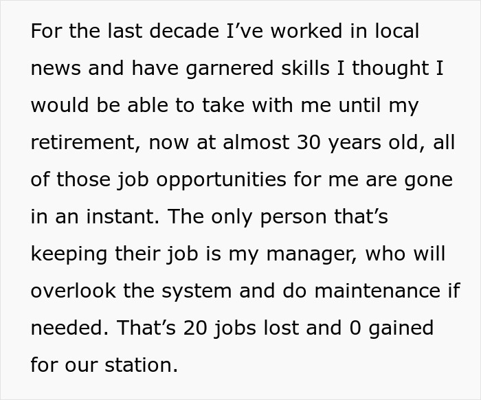 “Gone In One Swoop”: 20 People Lose Their Jobs To AI Overnight “Gone In One Swoop”: 20 People Lose Their Jobs To AI Overnight