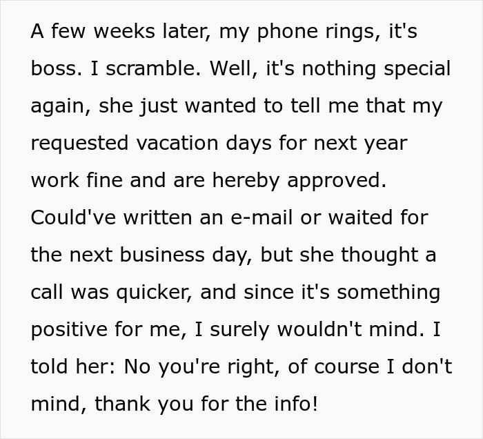 “I Know That It's Your Day Off, But”: Employee Teaches Boss To Never Bother Them On Days Off “I Know That It's Your Day Off, But”: Employee Teaches Boss To Never Bother Them On Days Off