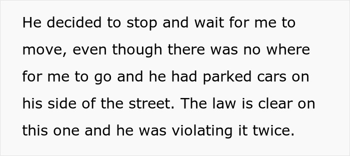 "Text image highlighting an older man's sexist behavior in a traffic situation. "Text image highlighting an older man's sexist behavior in a traffic situation.