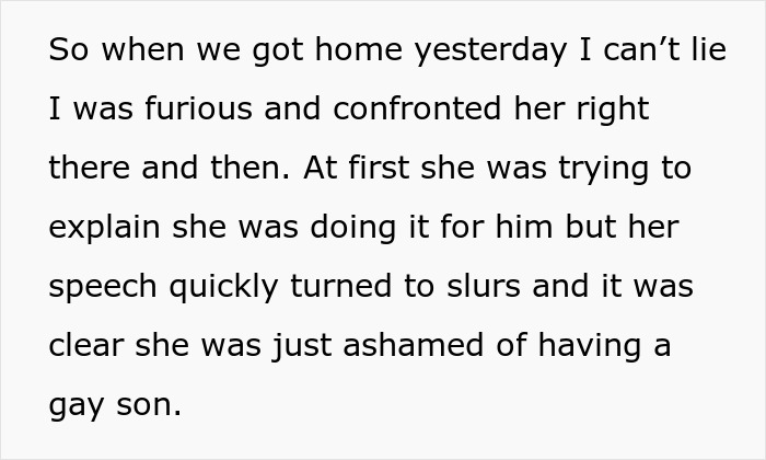 “I Want A Divorce ASAP”: Mom’s ‘Solution’ For Gay Son Stuns Husband, Violence Ensues “I Want A Divorce ASAP”: Mom’s ‘Solution’ For Gay Son Stuns Husband, Violence Ensues