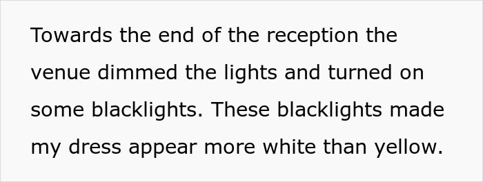 “Incredibly Embarrassed”: Woman’s Dress Changes Color At The Wedding, Is Told To Get Out “Incredibly Embarrassed”: Woman’s Dress Changes Color At The Wedding, Is Told To Get Out